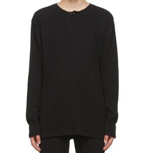 FEAR OF GOD ESSENTIALS THERMAL LONG SLEEVES HENLEY SHIRT BRAND NEW WITH TAGS